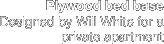 Plywood bed base